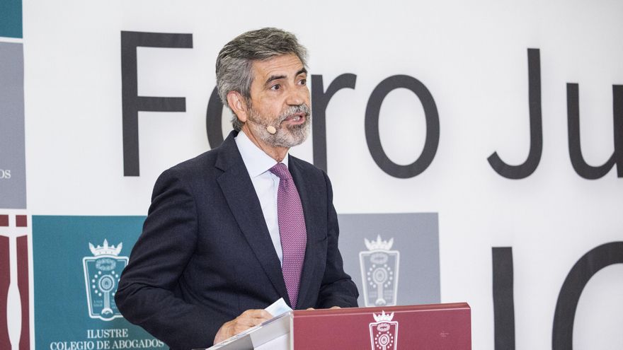 El presidente del Tribunal Supremo y del Consejo General del Poder Judicial, Carlos Lesmes.