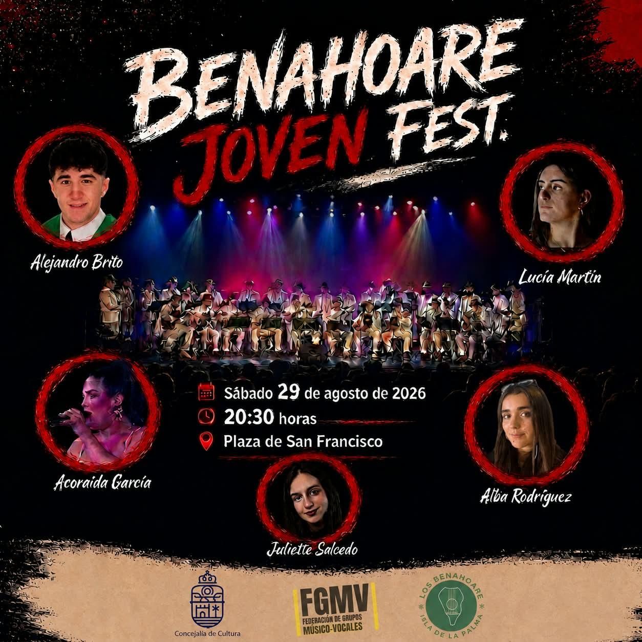 Cartel del ‘Benahoare Joven Fest’.