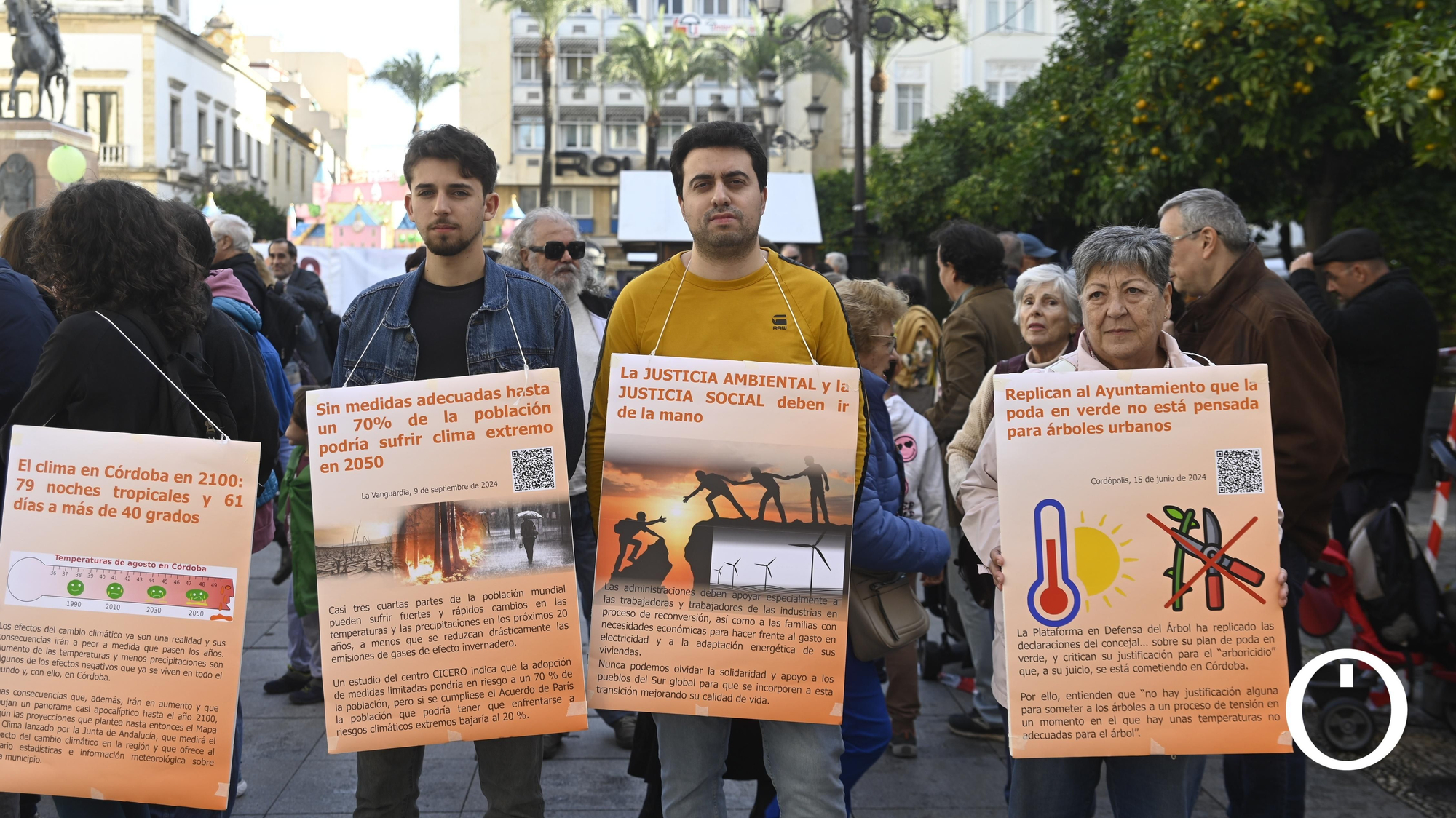 Ciudadanía cordobesa exige a todas las instituciones medidas concretas y urgentes contra el cambio climático