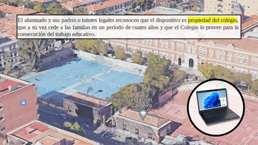 Un colegio concertado de Madrid obliga a pagar 1.200 euros a sus alumnos por usar un ordenador portátil de gama baja