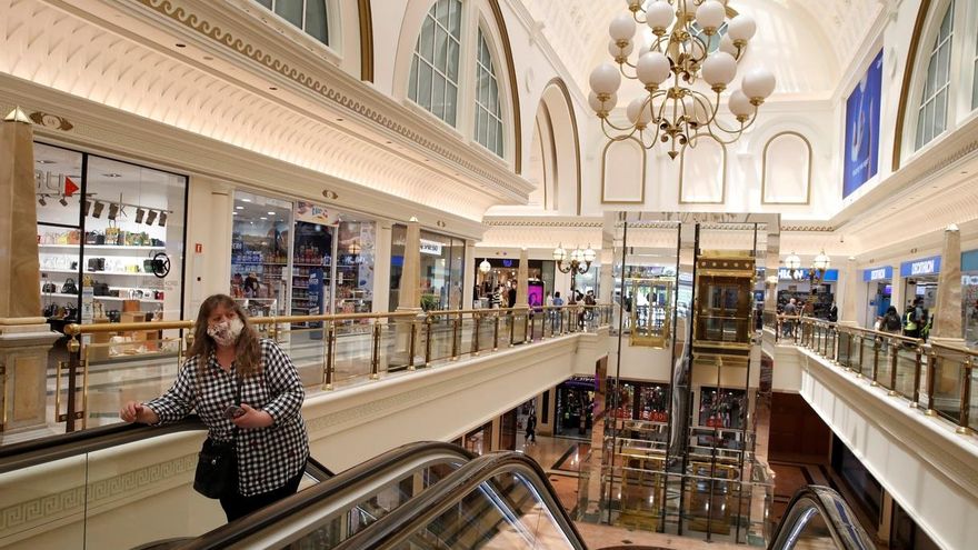 Aspecto del centro comercial Gran Via 2 de Barcelona.