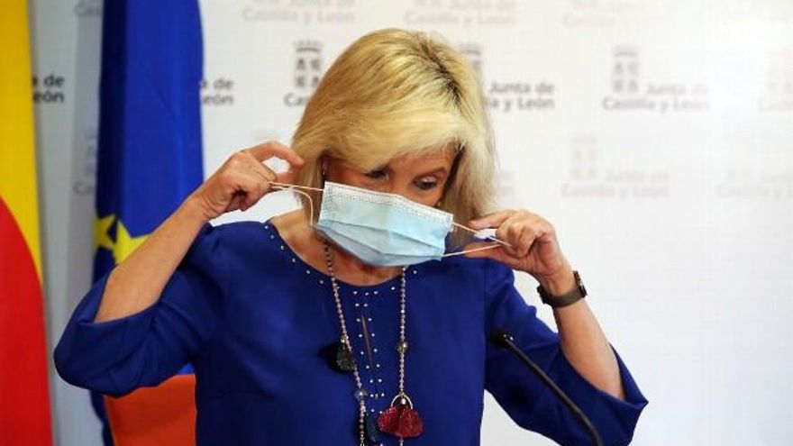 La consejera de Sanidad, Verónica Casado. Foto: Rubén Cacho / ICAL.