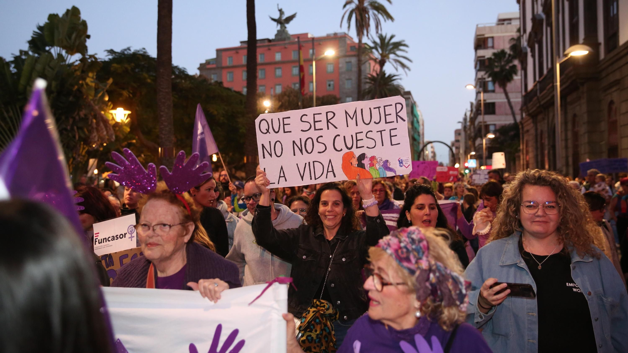 Así se vivió el 8M en Gran Canaria