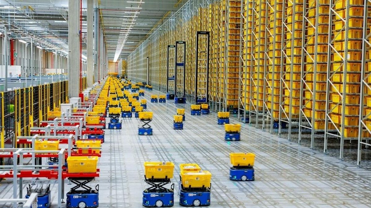 Almacén de Shein en Polonia.