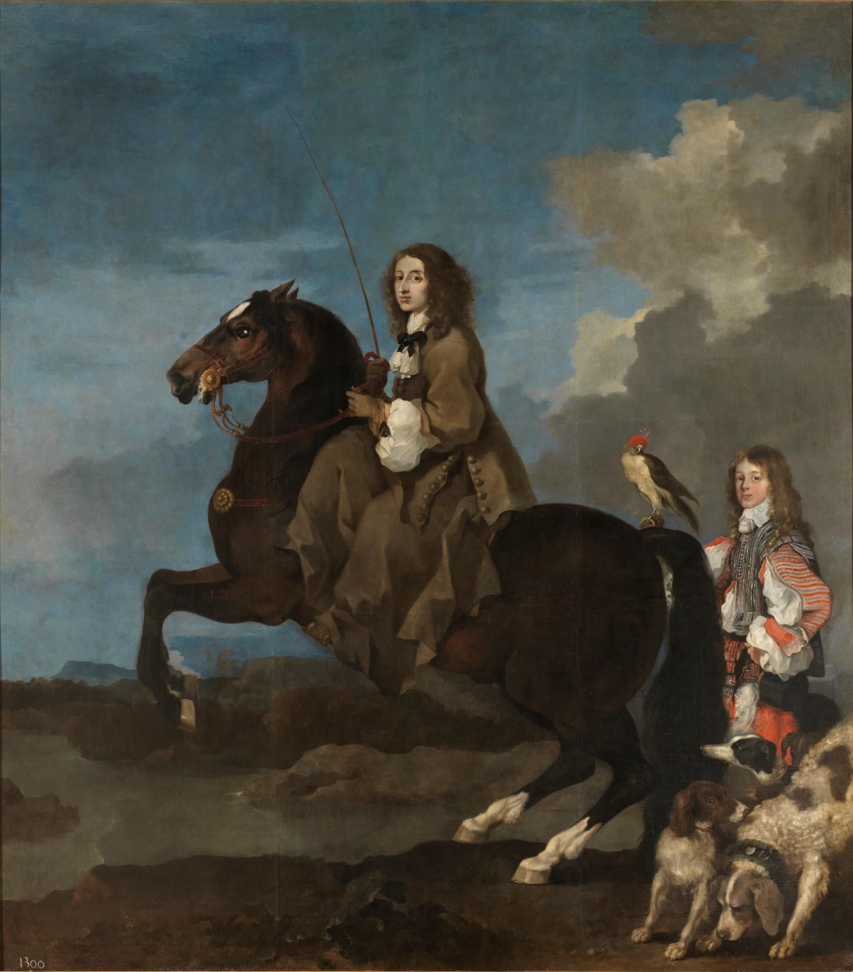 'Cristina de Suecia a caballo' (1653) de Sébastien Bourdon