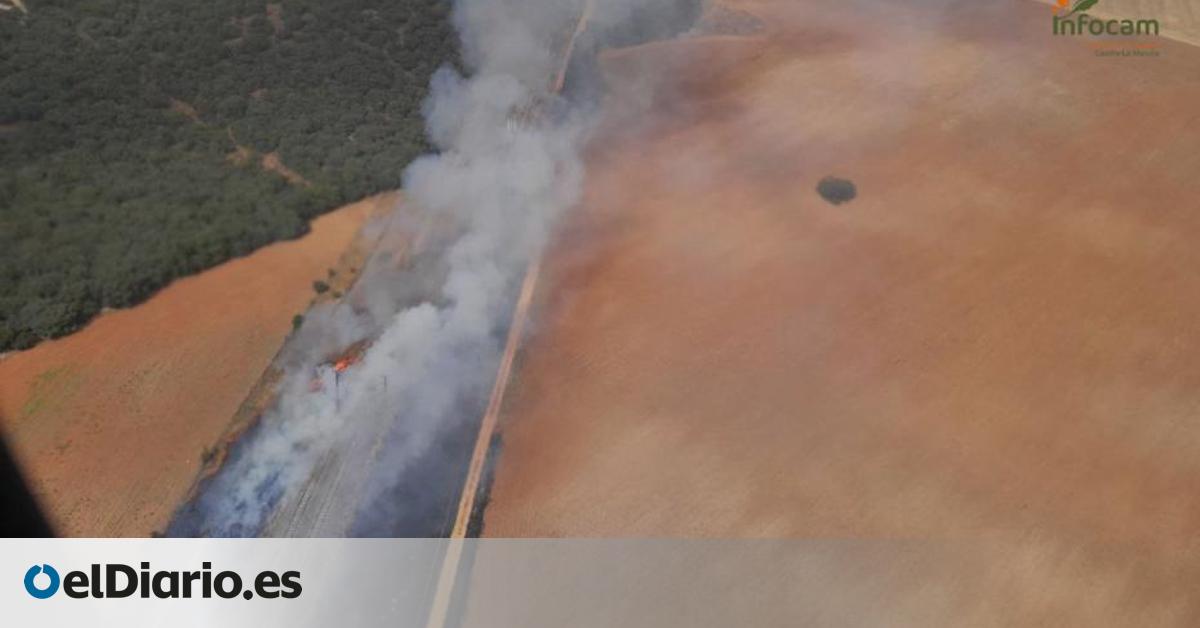 Un incendio en la provincia de Guadalajara suspende la circulación del AVE Madrid-Barcelona