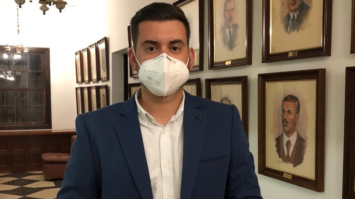Robert Nazco, portavoz del grupo Socialista en el Ayuntamiento de Los Llanos de Aridane.