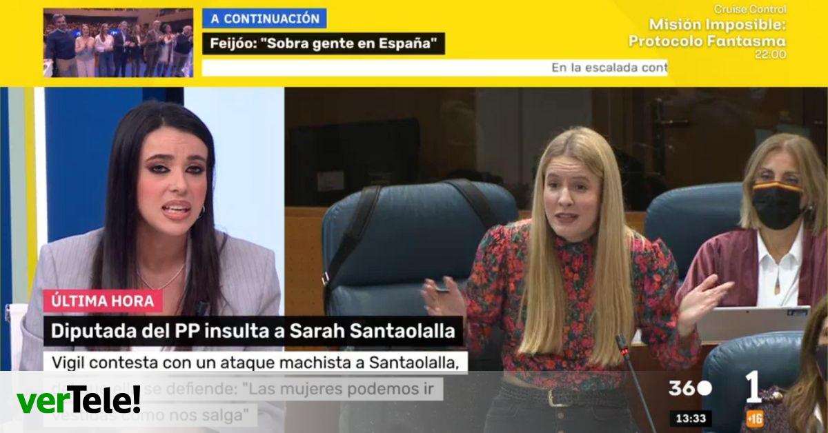 Sarah Santaolalla condena en RTVE los ataques del PP en Cuatro y denuncia el "acoso" de Vito Quiles en Prado del Rey