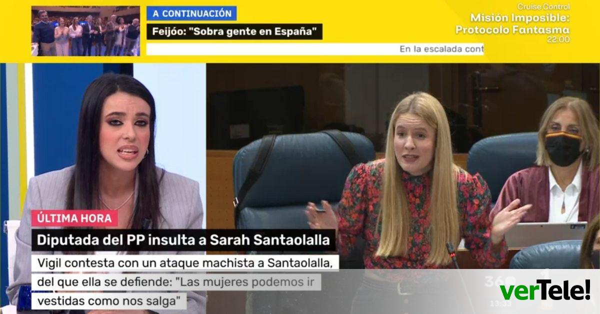Sarah Santaolalla condena en RTVE los ataques del PP en Cuatro y denuncia el "acoso" de Vito Quiles en Prado del Rey