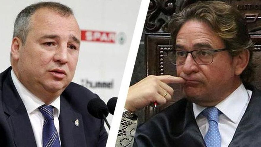 El empresario Miguel Ángel Ramírez y el magistrado Salvador Alba