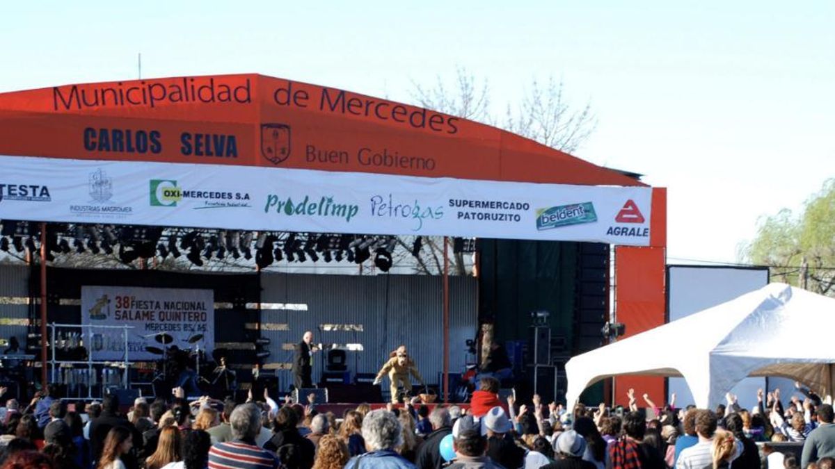 Fiesta Provincial del Salame Quintero, en Mercedes.