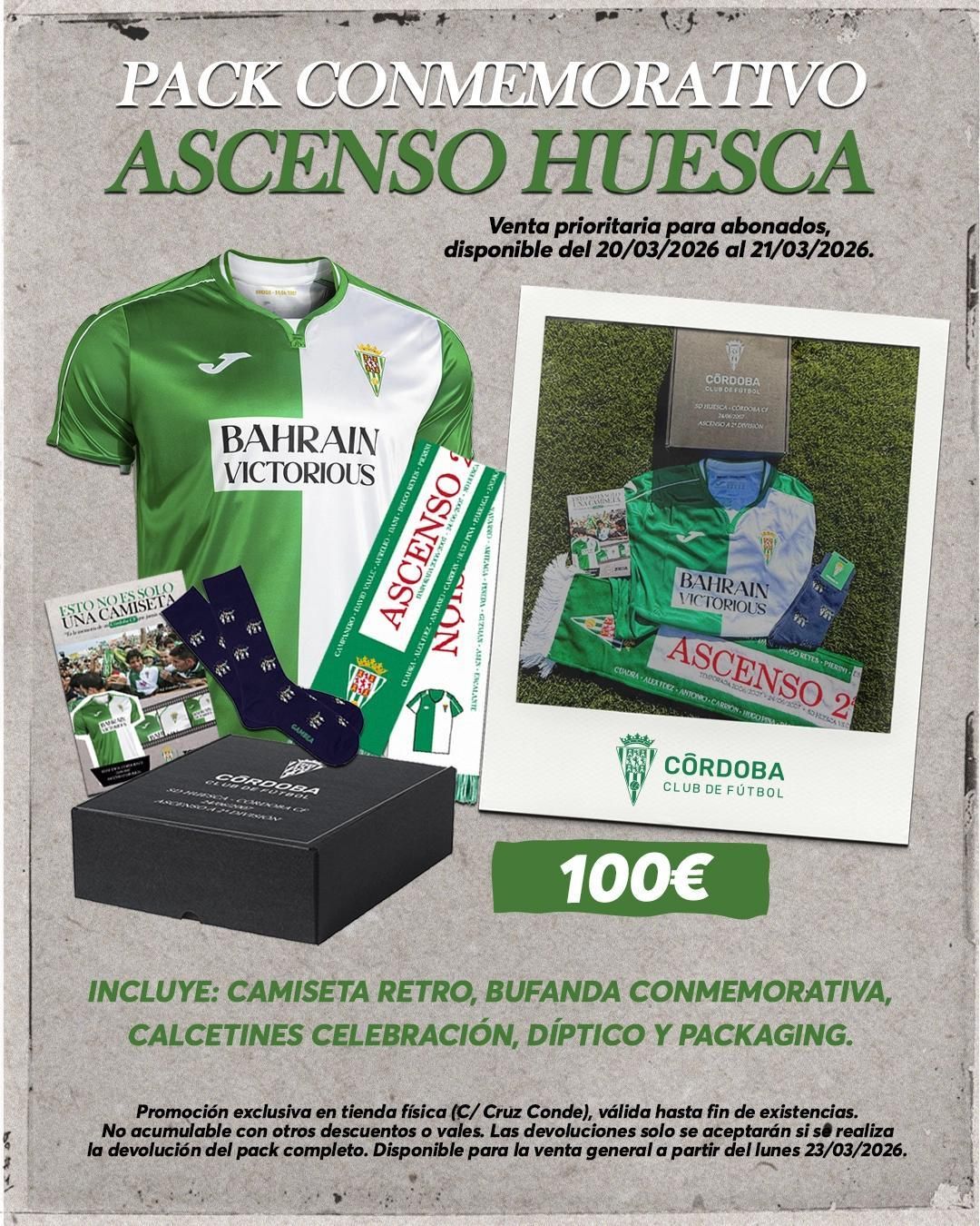 Pack conmemorativo Córdoba CF
