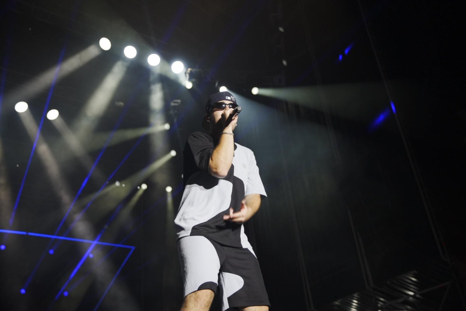 Quevedo durante su actuación.