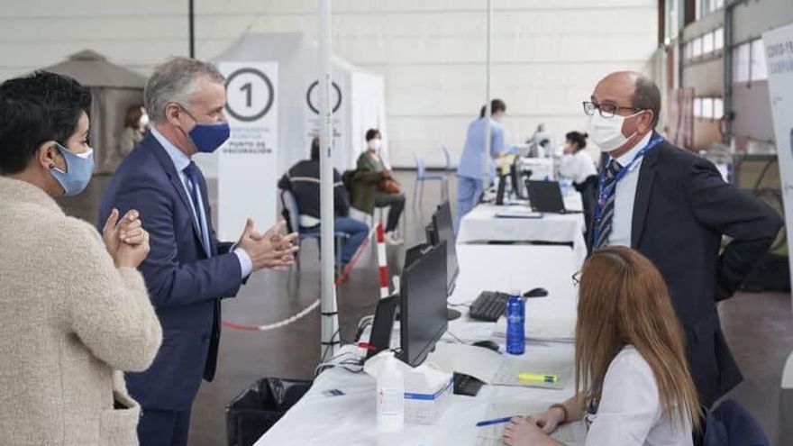 Conversando con los sanitarios