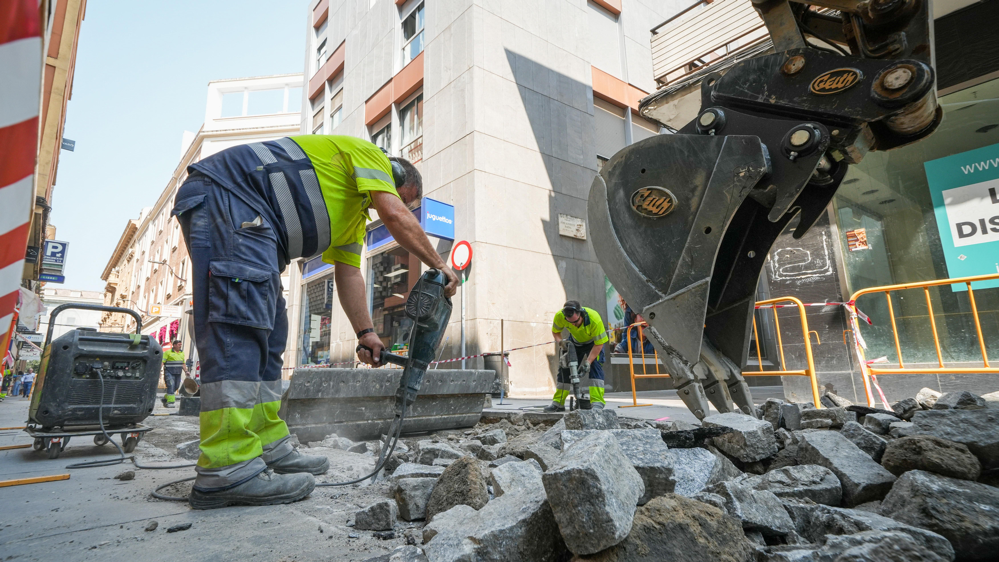 Comienzan las obras en el centro de Córdoba