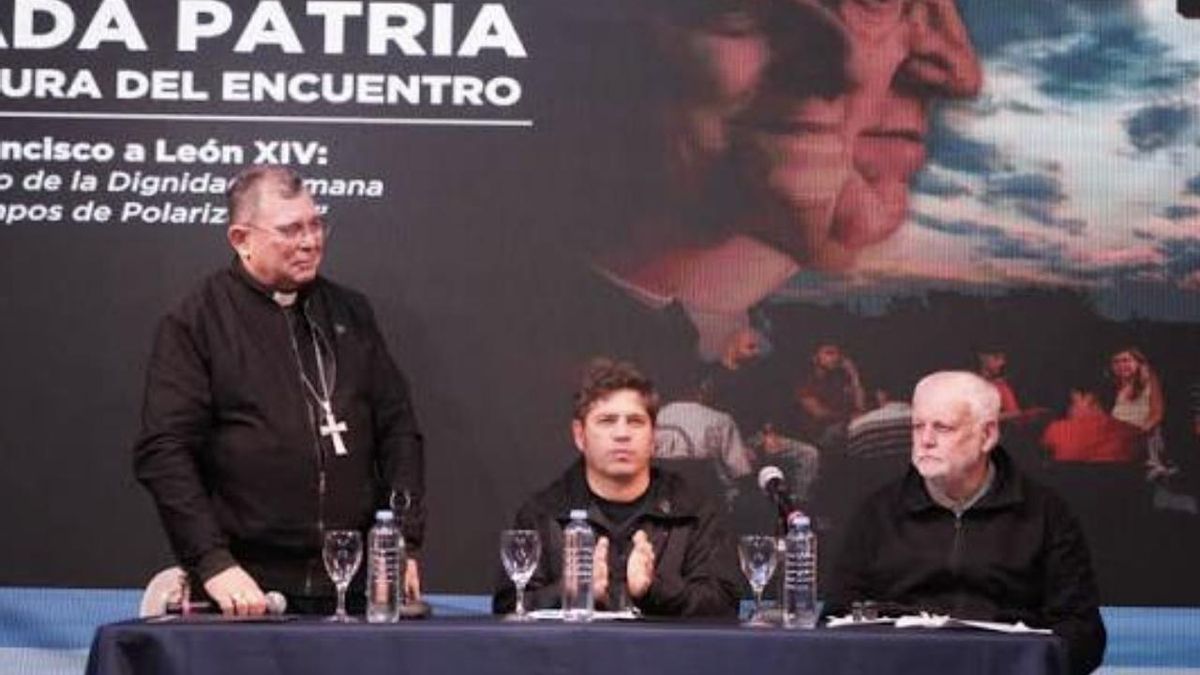 Kicillof en el Cottolengo de Claypole, semanas atrás.