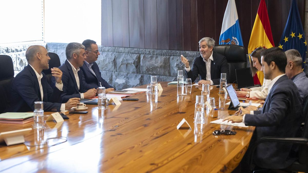 Clavijo preside la reunión del Consejo de Gobierno de este miércoles.