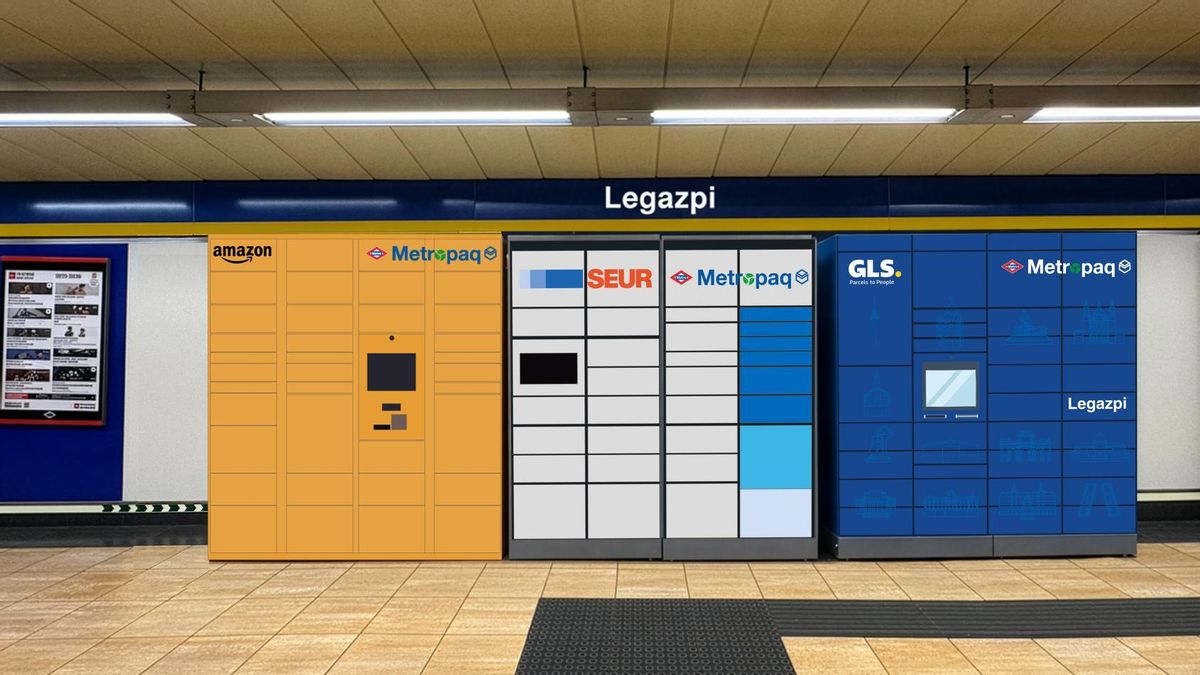 Taquillas colocadas por Metro de Madrid, similares a las que planeaba el Ayuntamiento