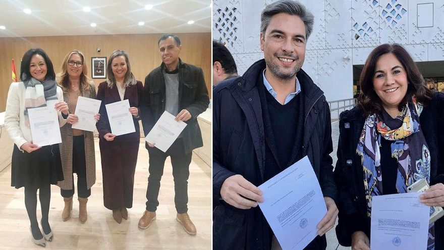 Los diputados y senadores de PSOE y PP han recogido sus credenciales.