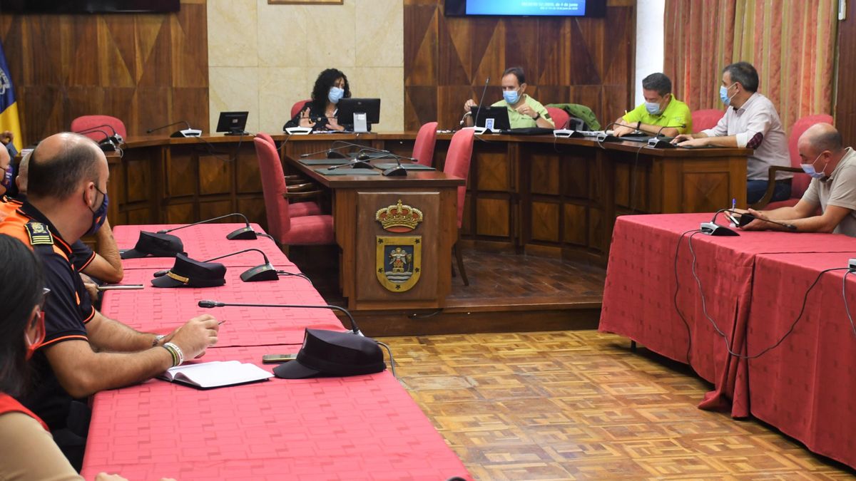 Un momento de la reunión.