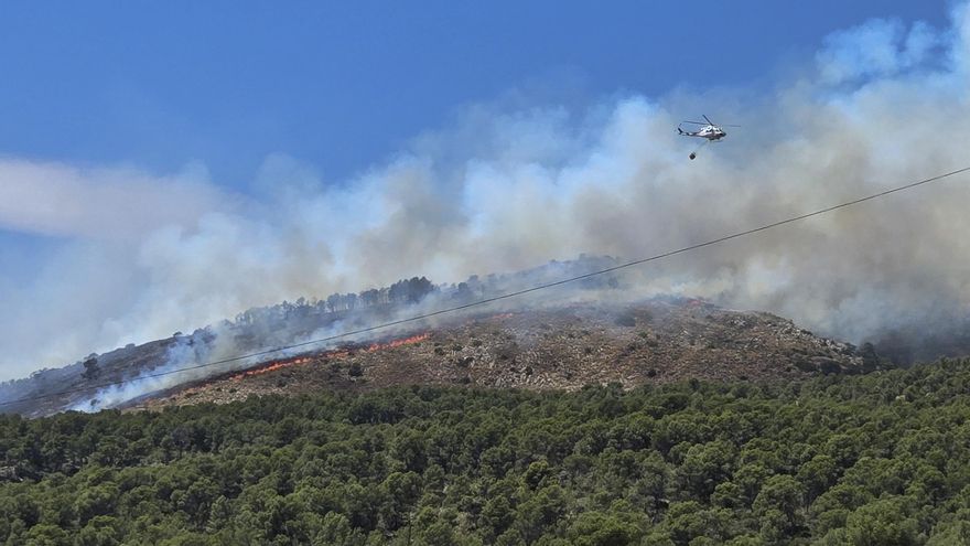 El fuego de Ibi se inició en una comunidad religiosa de la zona e investigan las causas
