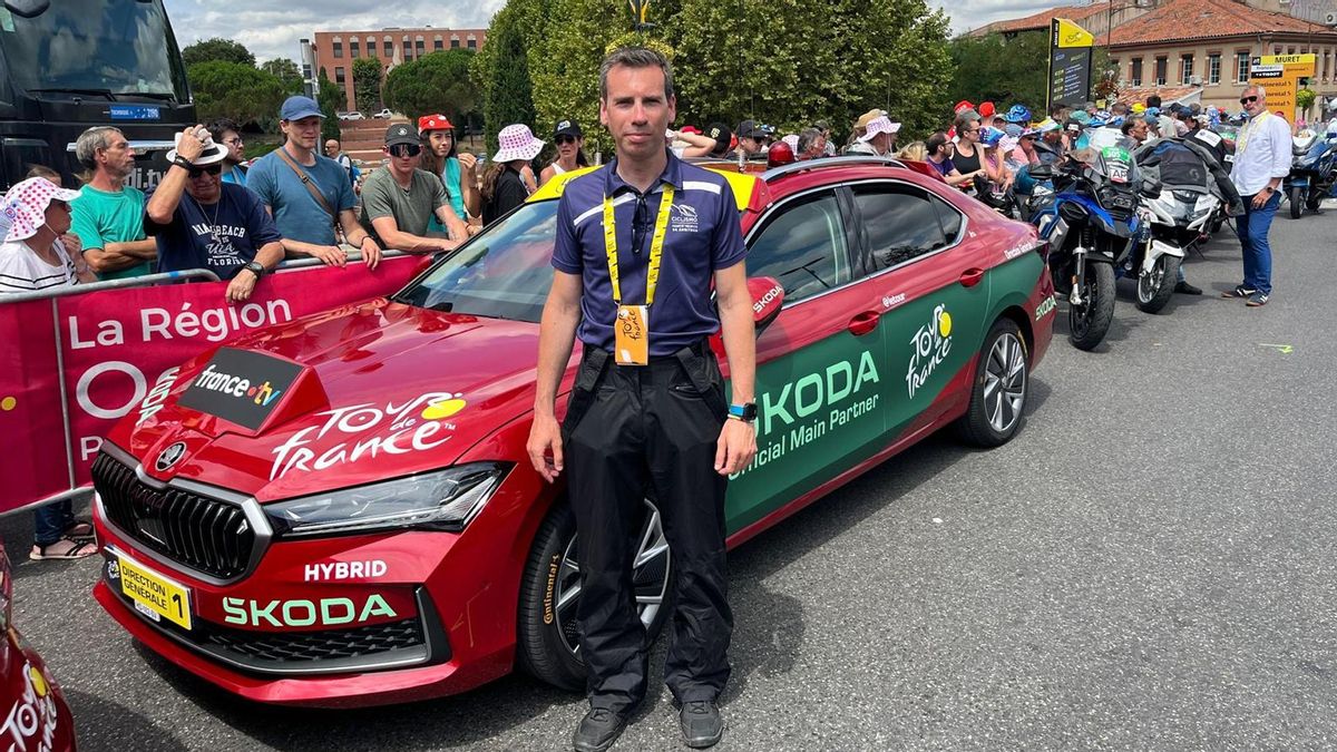 Un cordobés en el corazón del Tour de Francia: "Es una magnitud que no imaginas hasta que estás dentro"