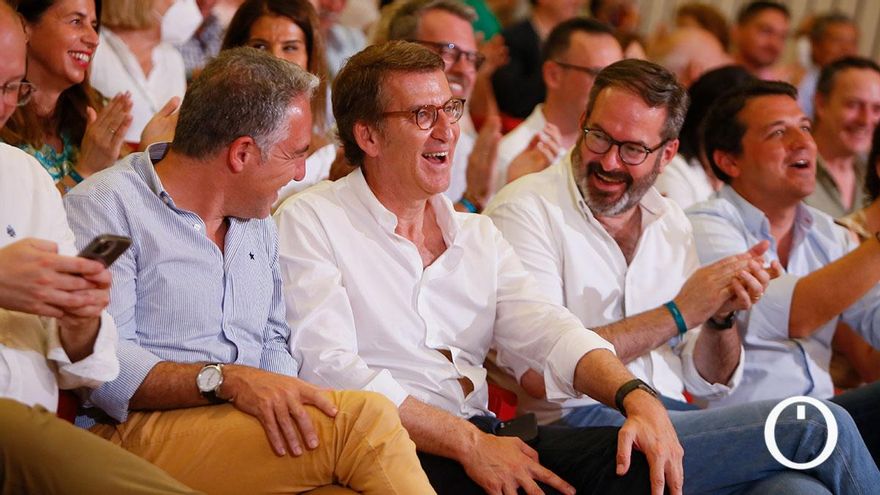 Las imágenes del presidente del PP Alberto Núñez Feijóo en su visita a Córdoba