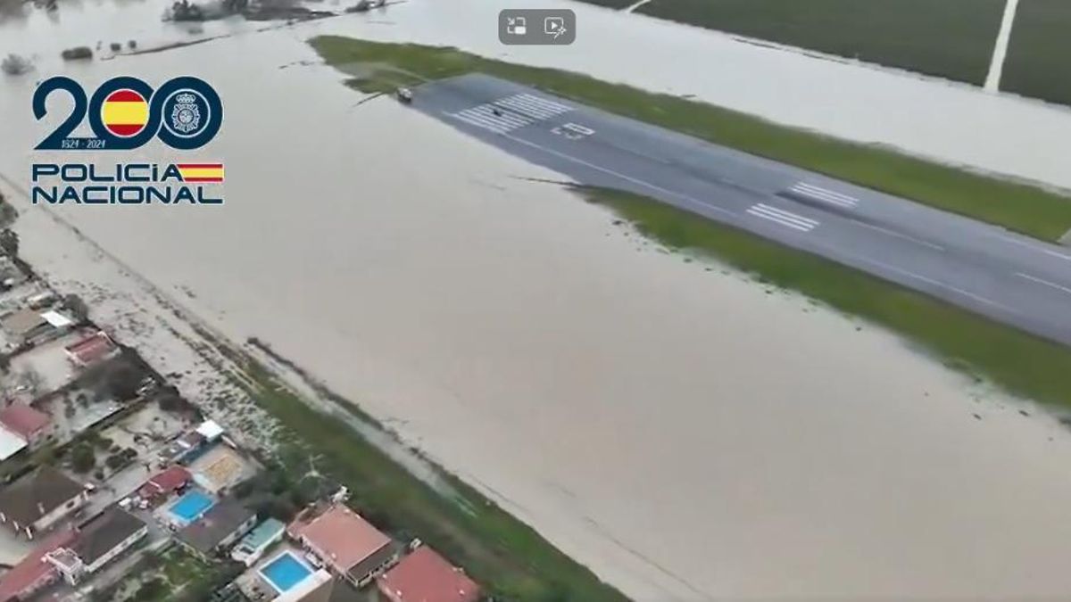 Pista de aterrizaje del aeropuerto de Córdoba.