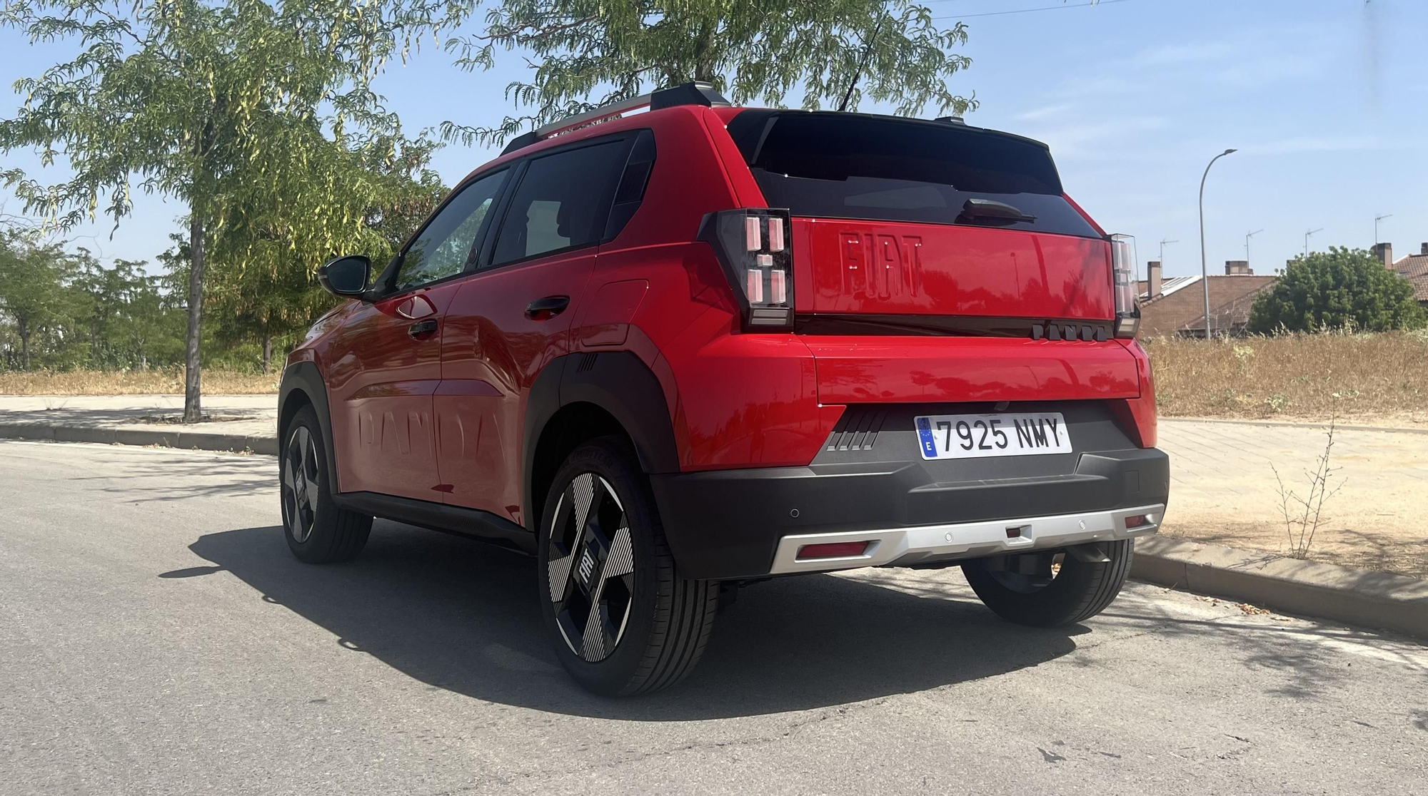 Parte trasera del SUV compacto de Fiat.