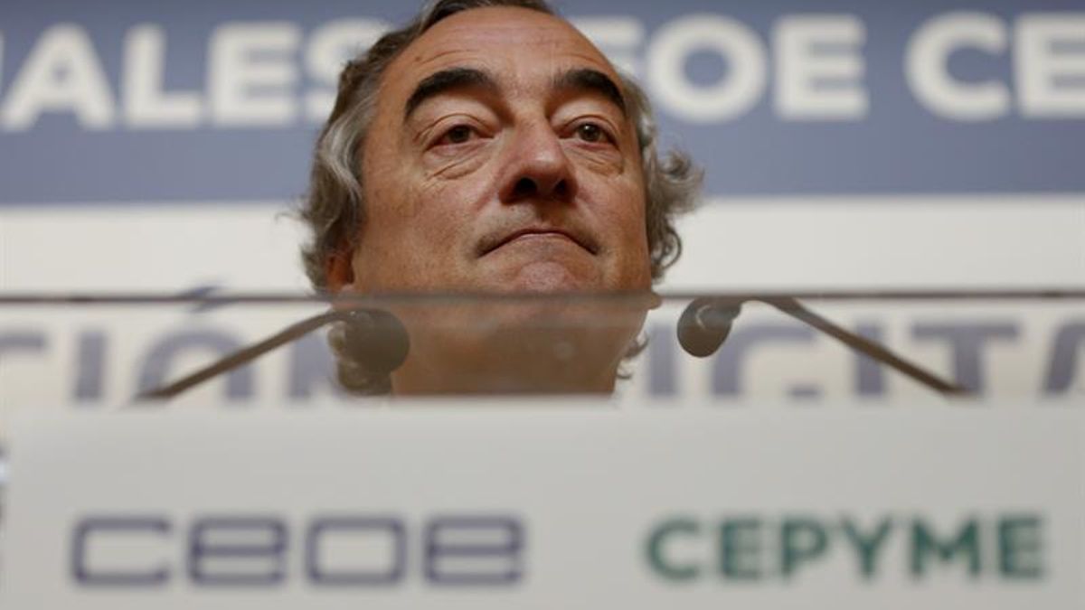 El presidente de la CEOE, Juan Rosell.