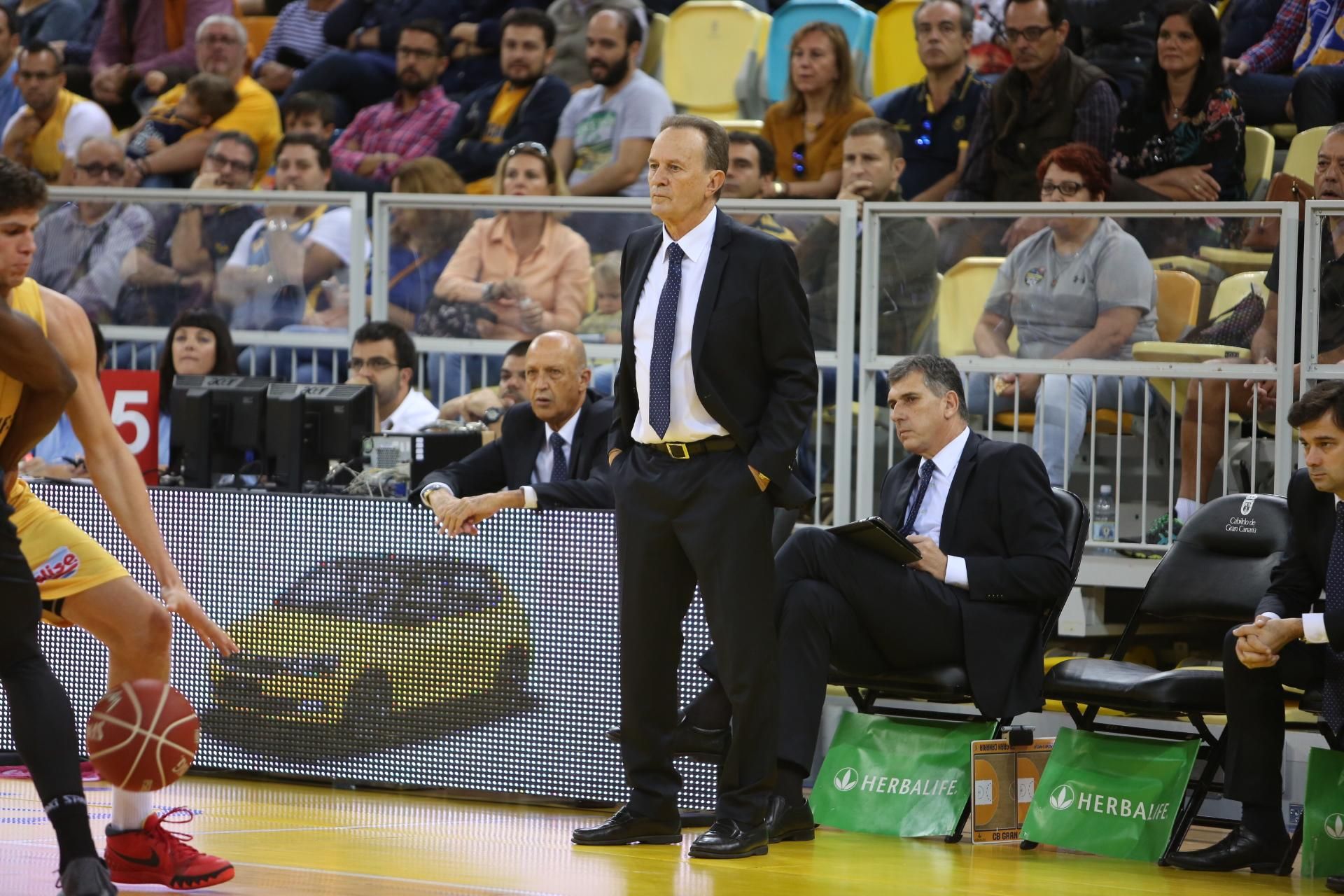 Partido entre el Herbalife Gran Canaria y el FIAT Joventud disputado en el Gran Canaria Arena.