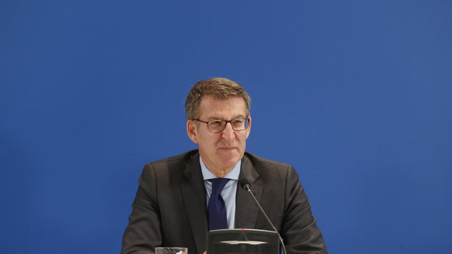 El líder del PP, Alberto Núñez Feijóo, ha renombrado a la fundación de su partido como Reformismo21 este viernes en Madrid.