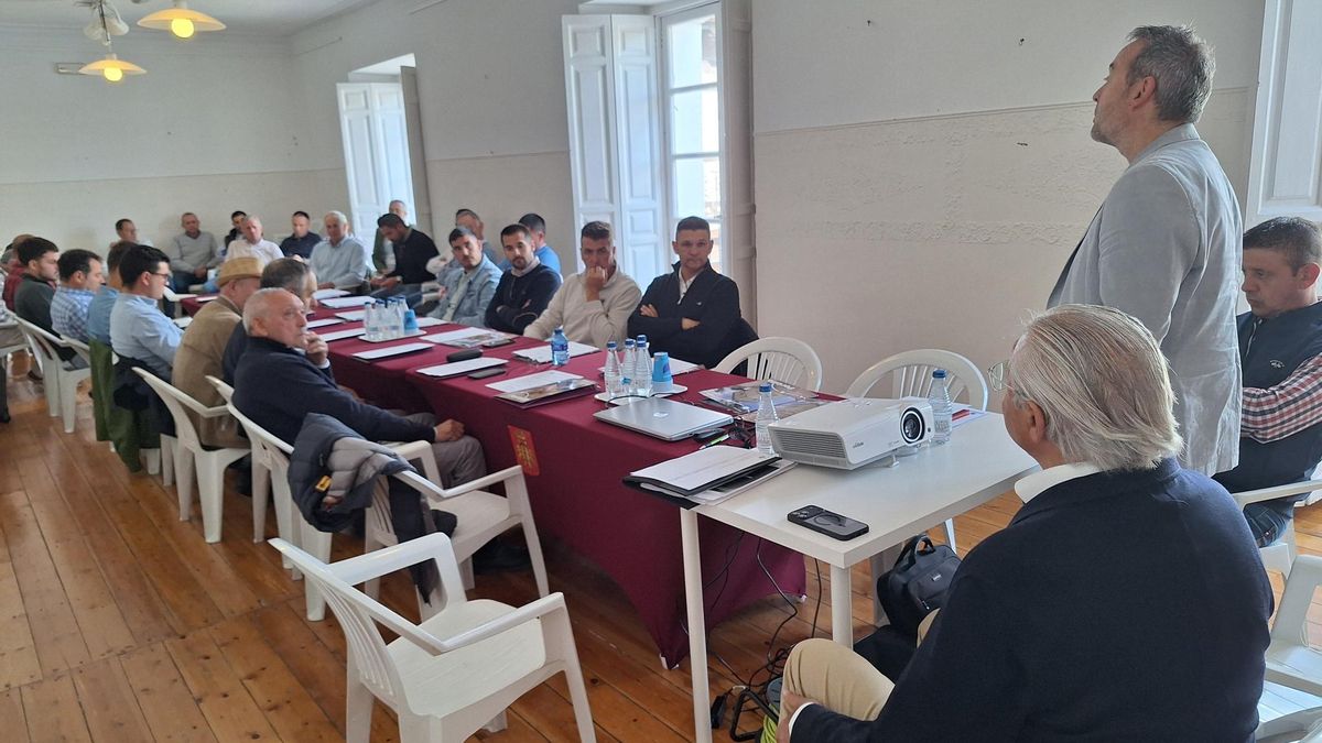 Imagen de la reunión. MESA DEL AJO