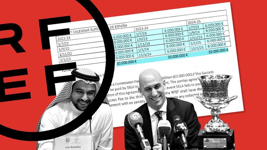 Cuarenta millones, comisiones ocultas y el empeño de Rubiales: así ha acabado el fútbol español jugando en Arabia Saudí
