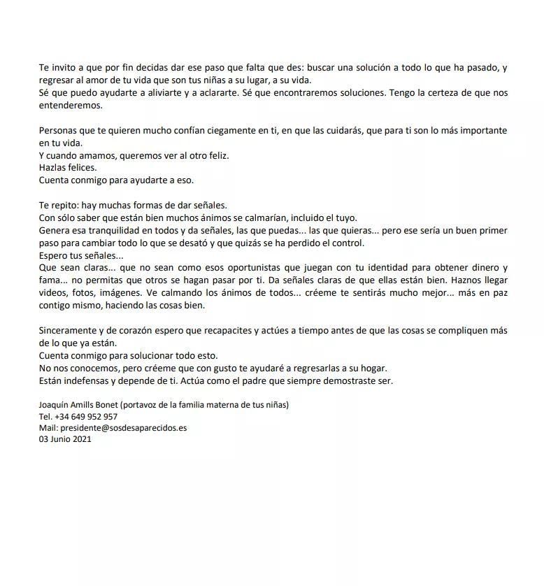 Carta abierta dirigida a Tomás Gimeno