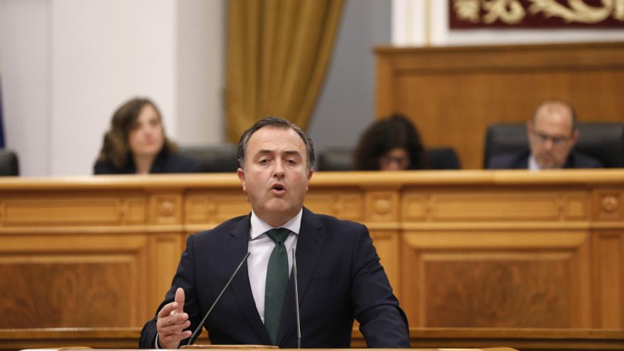 Archivo - El diputado de Vox David Moreno.