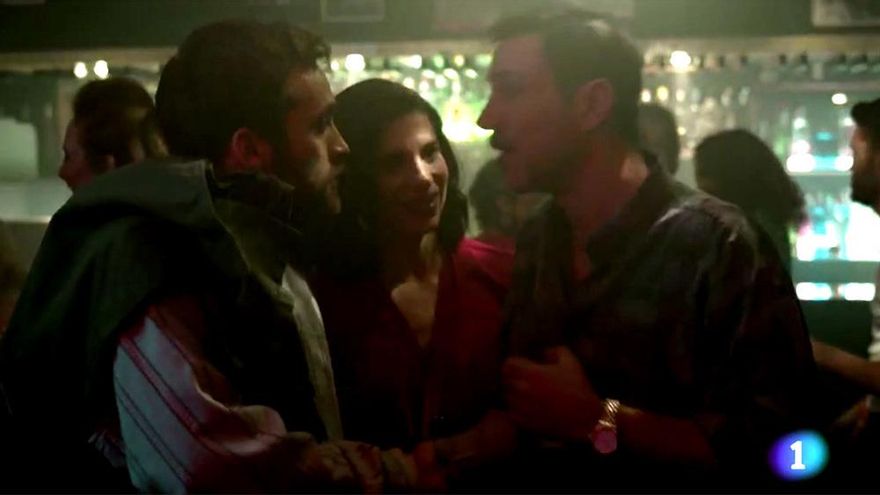 Carlos Alcántara, durante el episodio de 'Cuéntame'