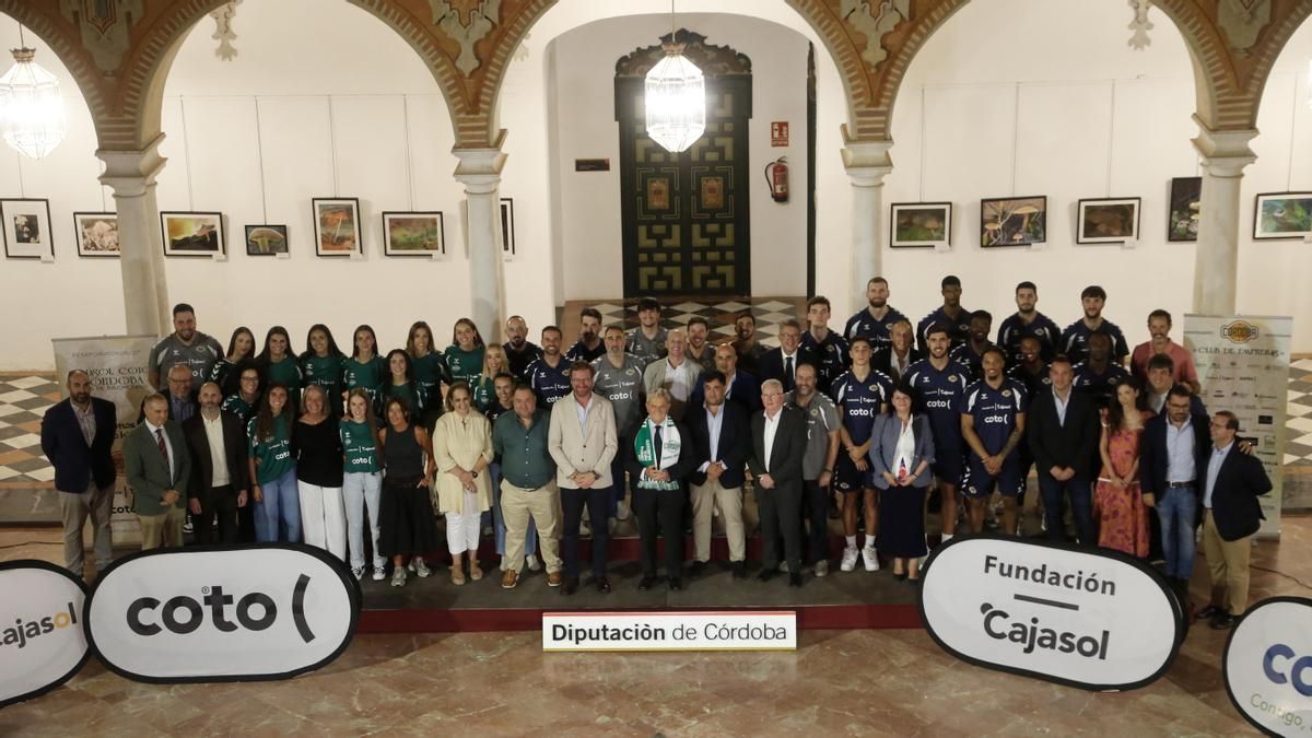 La puesta de largo del Cajasol Coto Córdoba 26/27: "No nos marcamos ningún límite"