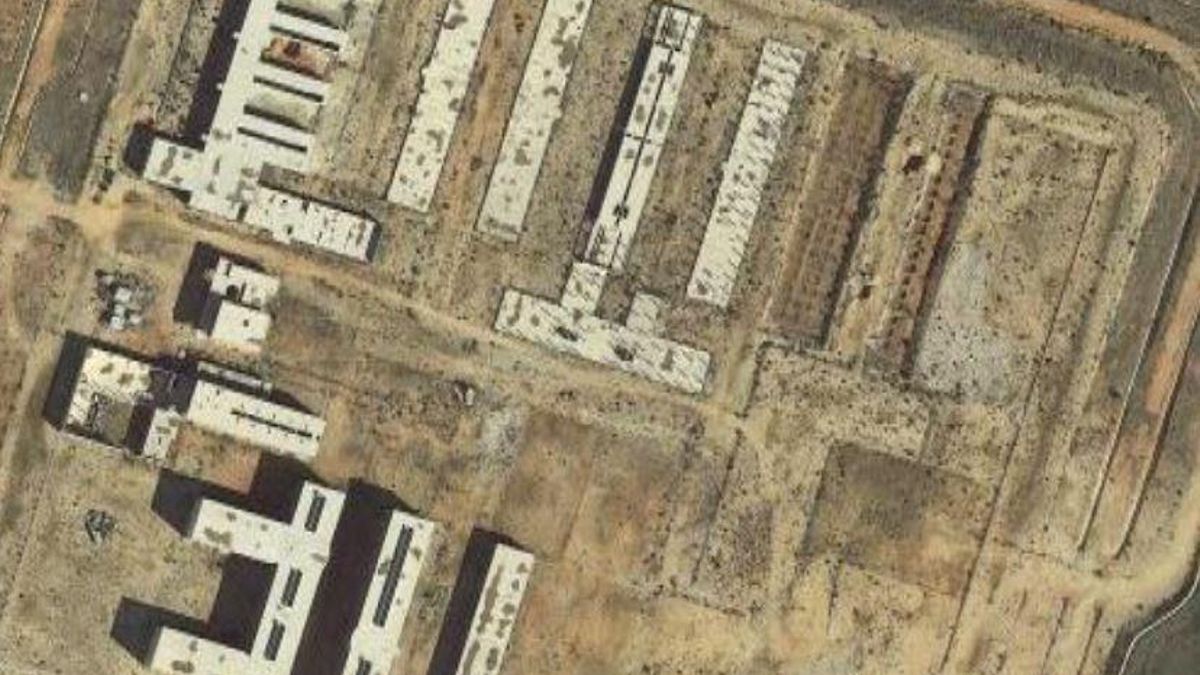 Vista aérea de los terrenos del centro Levante II en Siete Aguas.