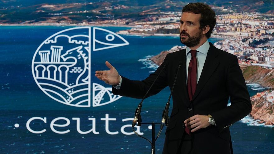 Casado ofrece a Sánchez "lealtad" sobre Ceuta siempre que rompa su Gobierno y expulse a Unidas Podemos