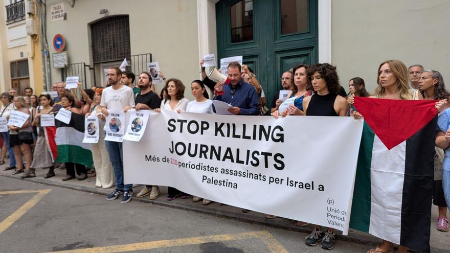 Los medios de comunicación asturianos exigen el fin del genocidio en Gaza