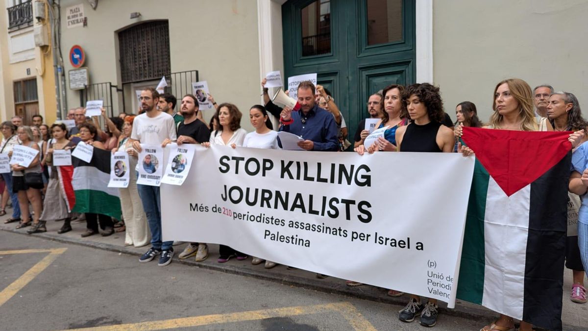 Los medios de comunicación asturianos exigen el fin del genocidio en Gaza