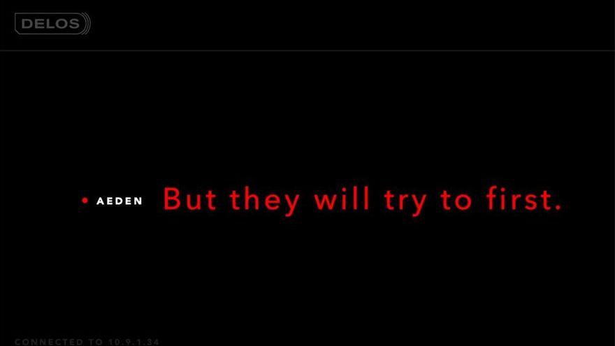 Mensaje publicado en la última promo de Westworld