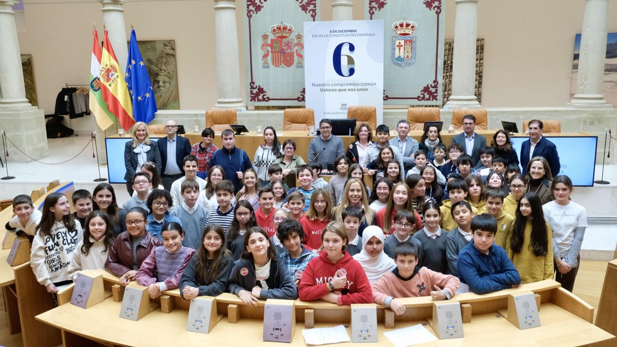 Lectura de la Constitución por parte del alumnado de Primaria de La Rioja