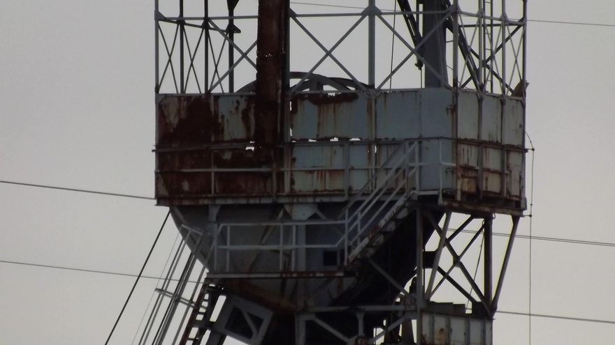 Caballete de la mina de Reocín.