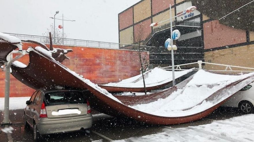 Aparcamiento del centro comercial Luz del Tajo