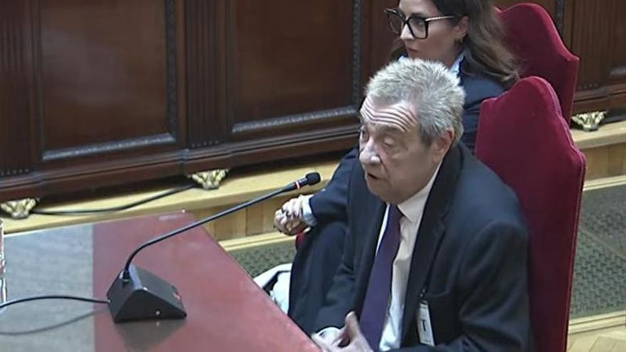 El empresario Manuel Salles, durante su declaración ante el Tribunal Supremo.