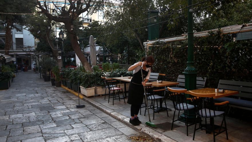 Huelga de restauración en Grecia para pedir ayudas económicas contra la covid-19
