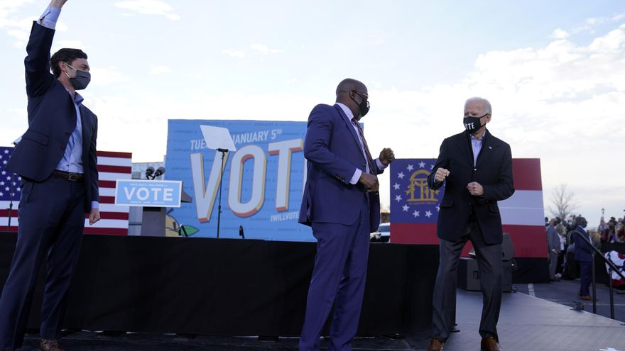 Los demócratas se hacen con el control del Senado tras la victoria de sus dos candidatos en Georgia