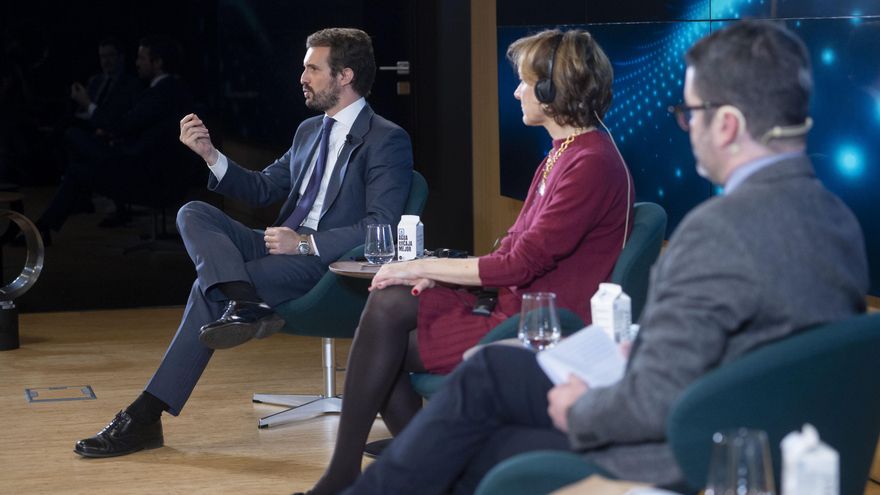 Casado reclama el final de las políticas expansivas y recortes para que la crisis no la paguen "las próximas generaciones"